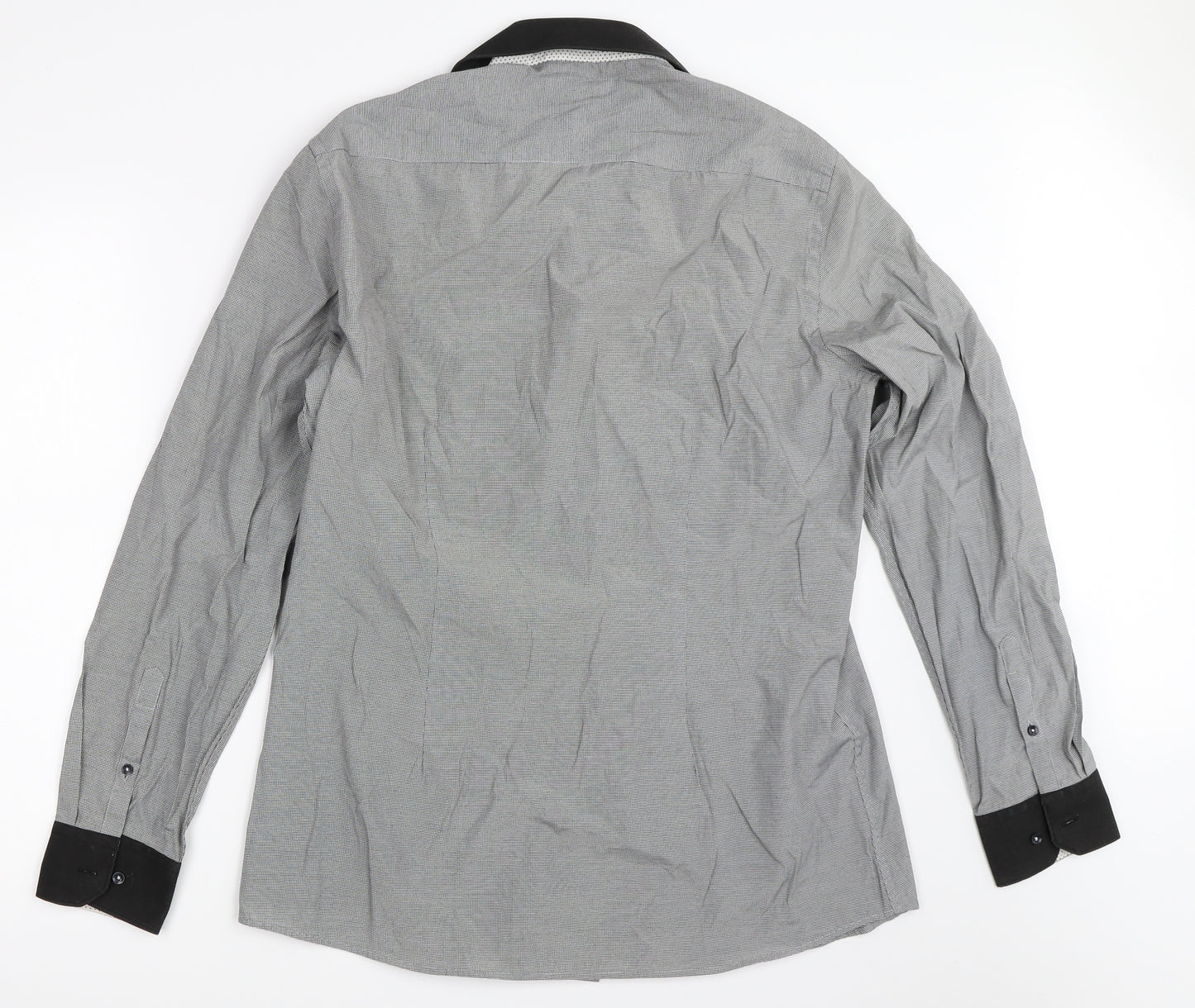 Roberto Mens Grey    Button-Up Size 16.5
