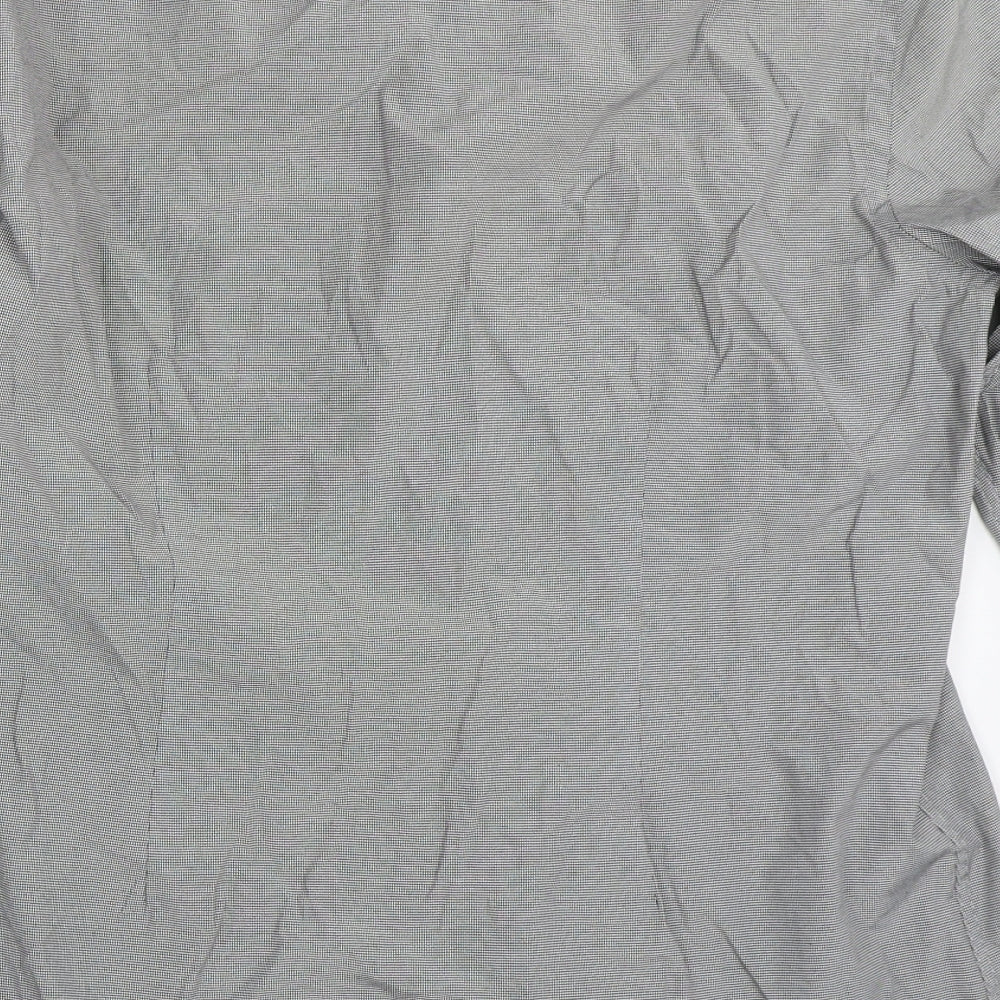 Roberto Mens Grey    Button-Up Size 16.5