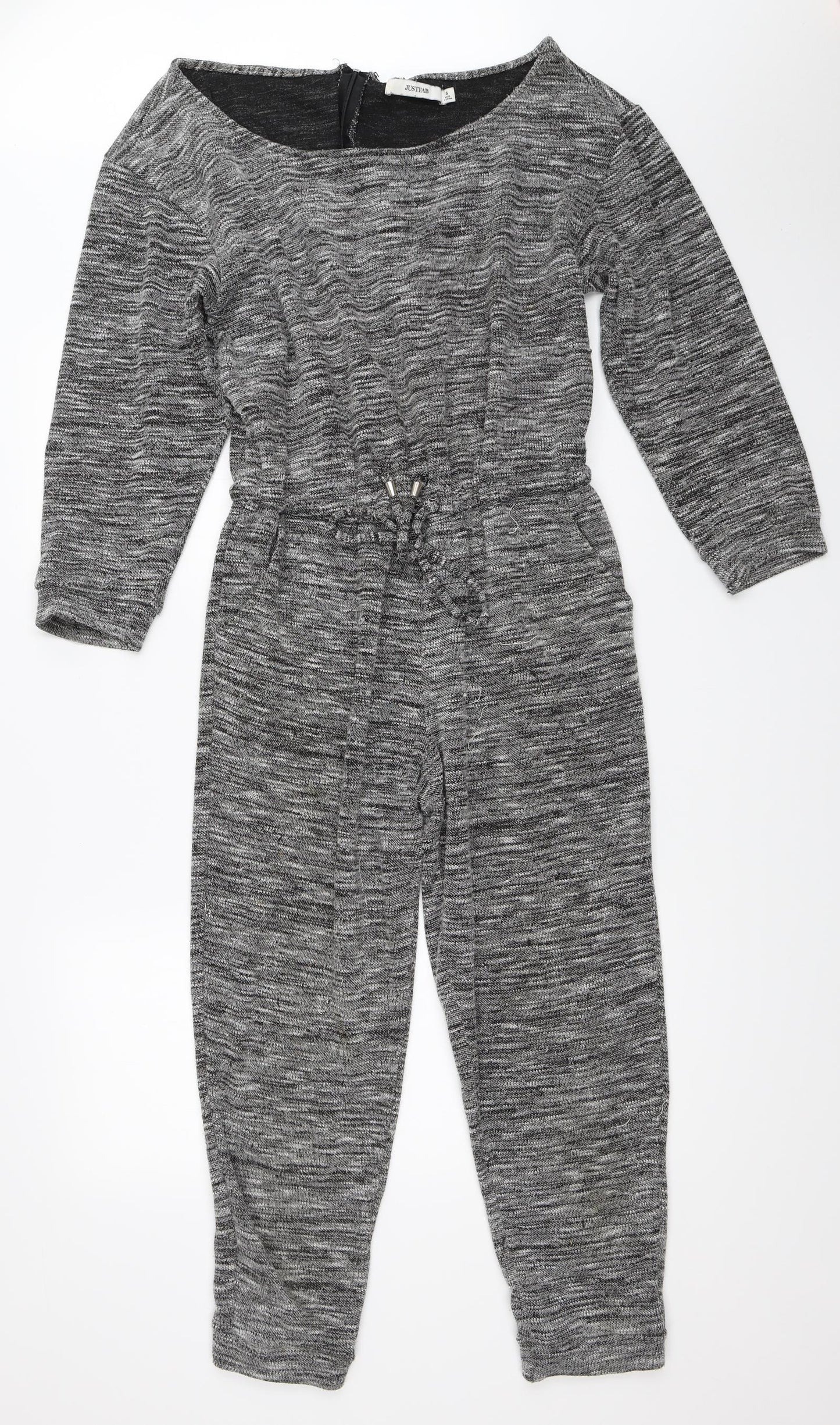 JustFab Womens Grey   Jumpsuit One-Piece Size S