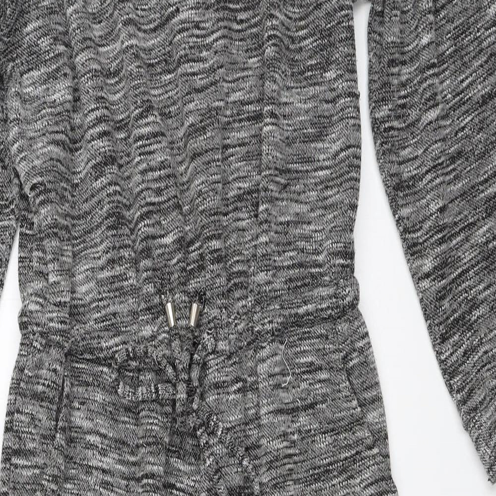 JustFab Womens Grey   Jumpsuit One-Piece Size S