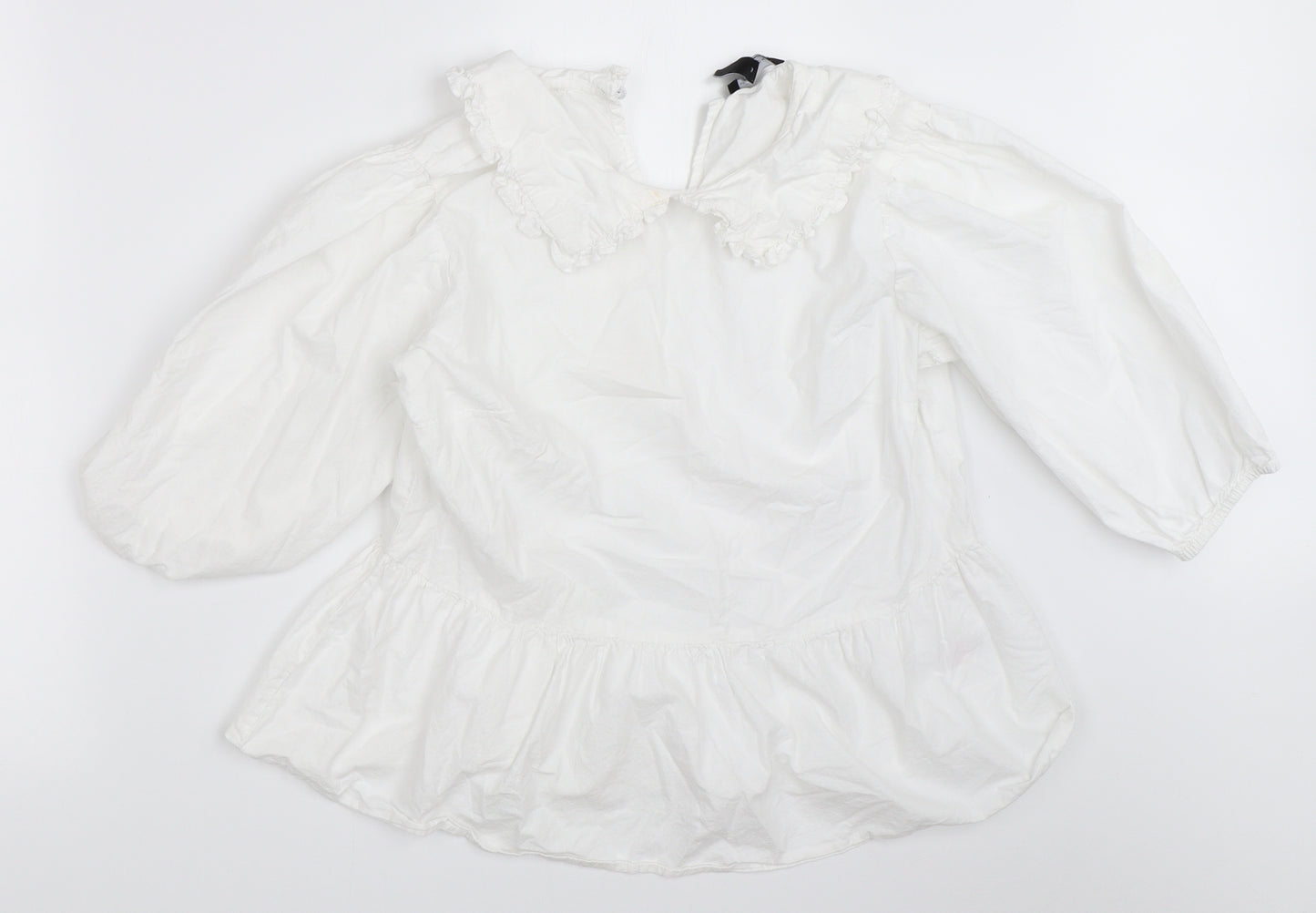 New Look Womens White   Basic Blouse Size 10