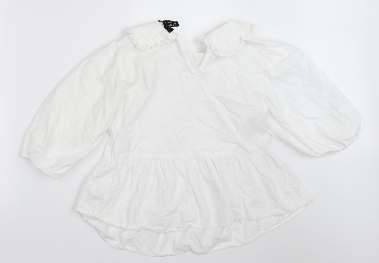 New Look Womens White   Basic Blouse Size 10