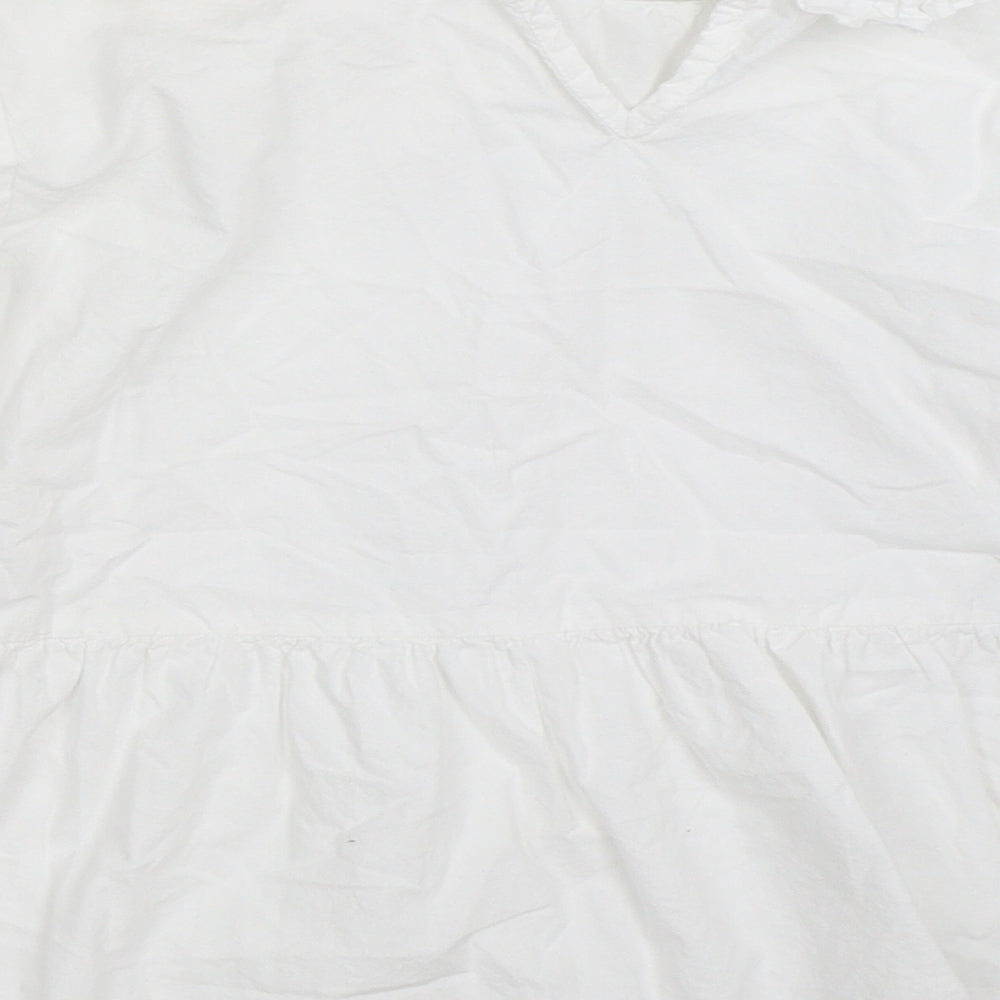 New Look Womens White   Basic Blouse Size 10