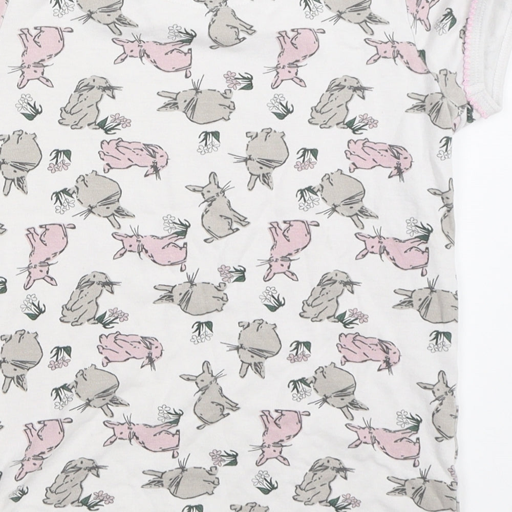 Lily & Dan Girls Grey   Basic T-Shirt Size 7-8 Years