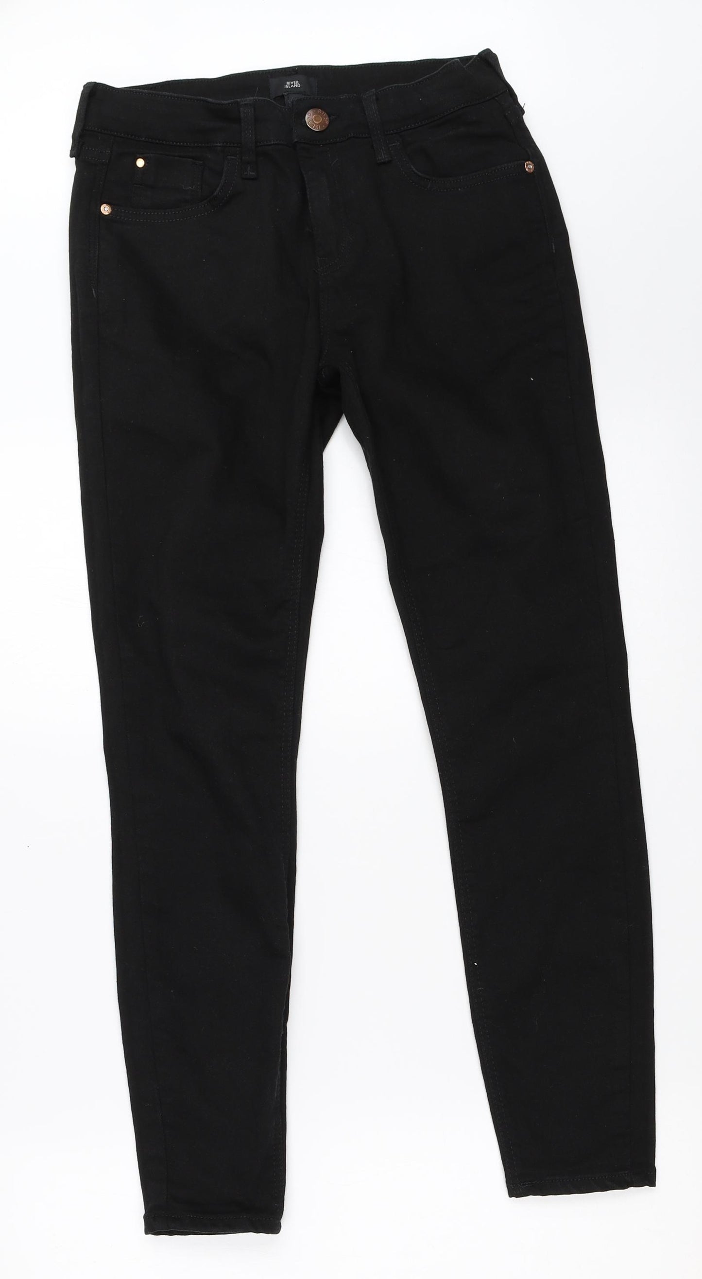 River Island Womens Black   Skinny Jeans Size 10 L27 in