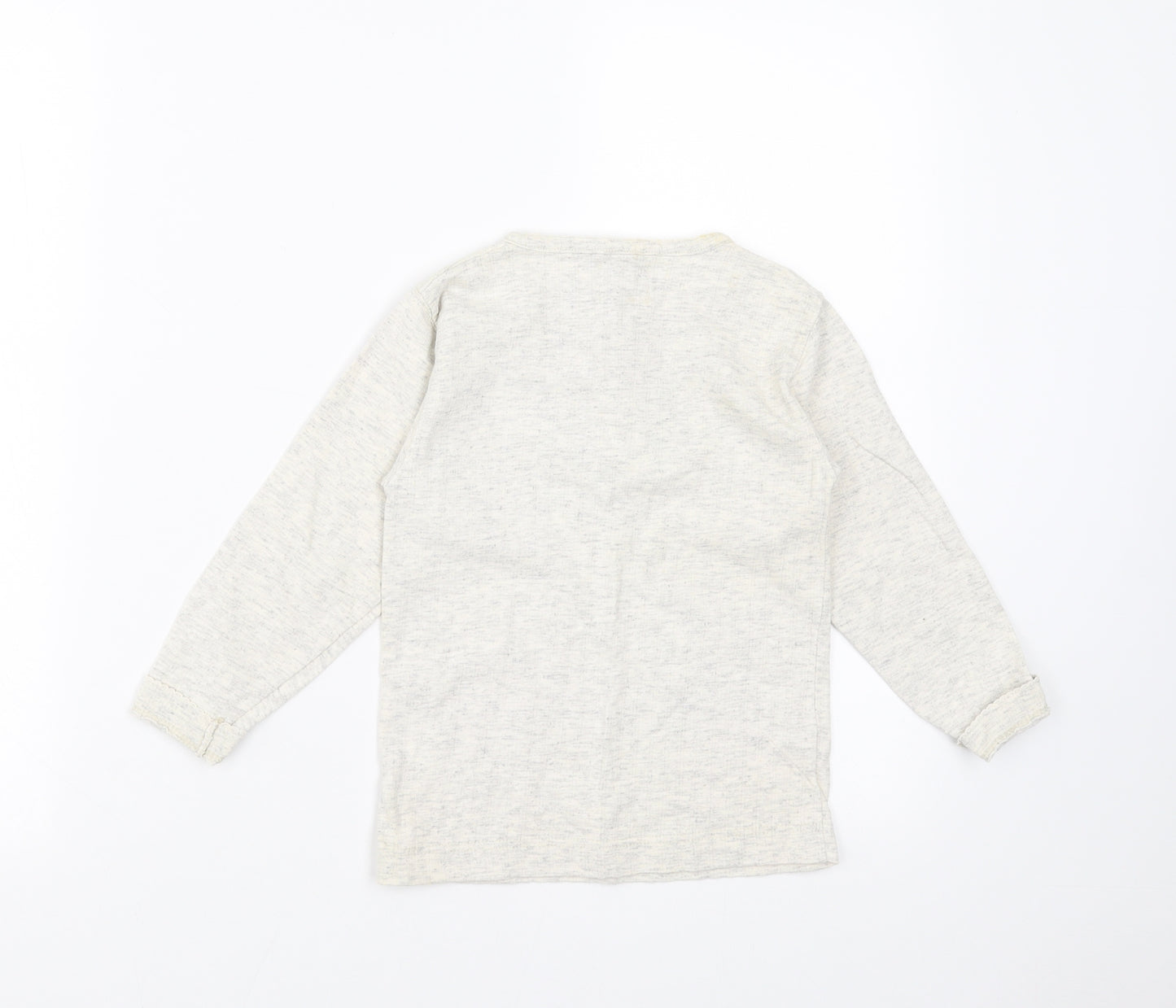 The Trader Jeans Company Boys Ivory   Basic T-Shirt Size 5 Years