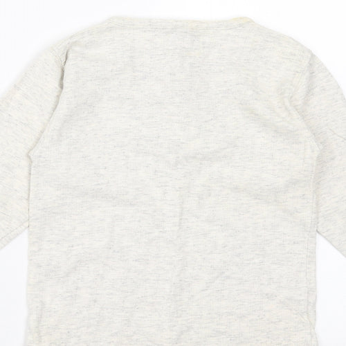 The Trader Jeans Company Boys Ivory   Basic T-Shirt Size 5 Years