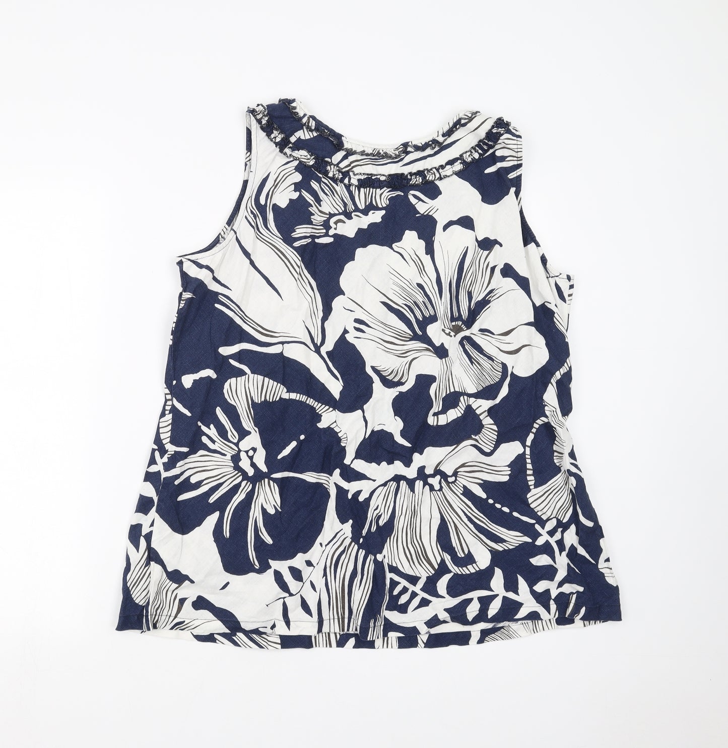 Moda at George  Womens Blue Floral  Basic Blouse Size 22