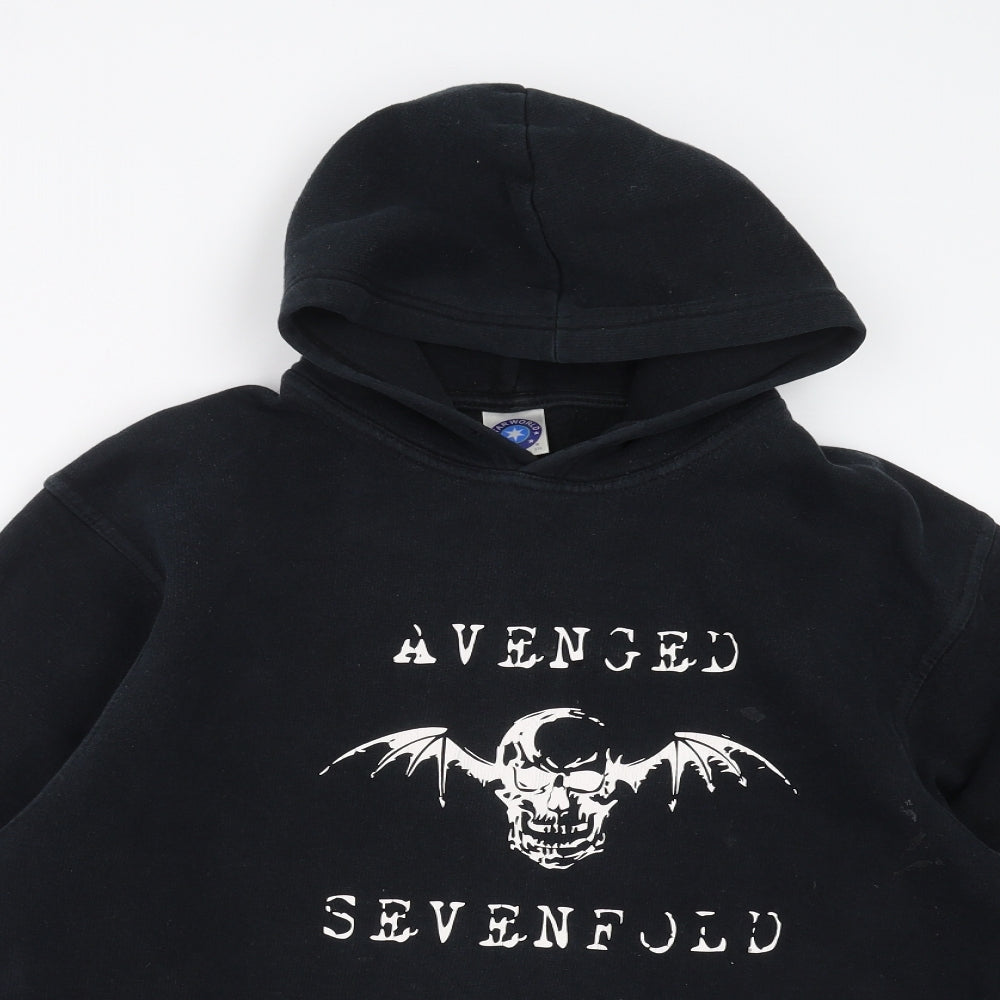 Starworld Mens Black   Pullover Hoodie Size M  - avenged sevenfold