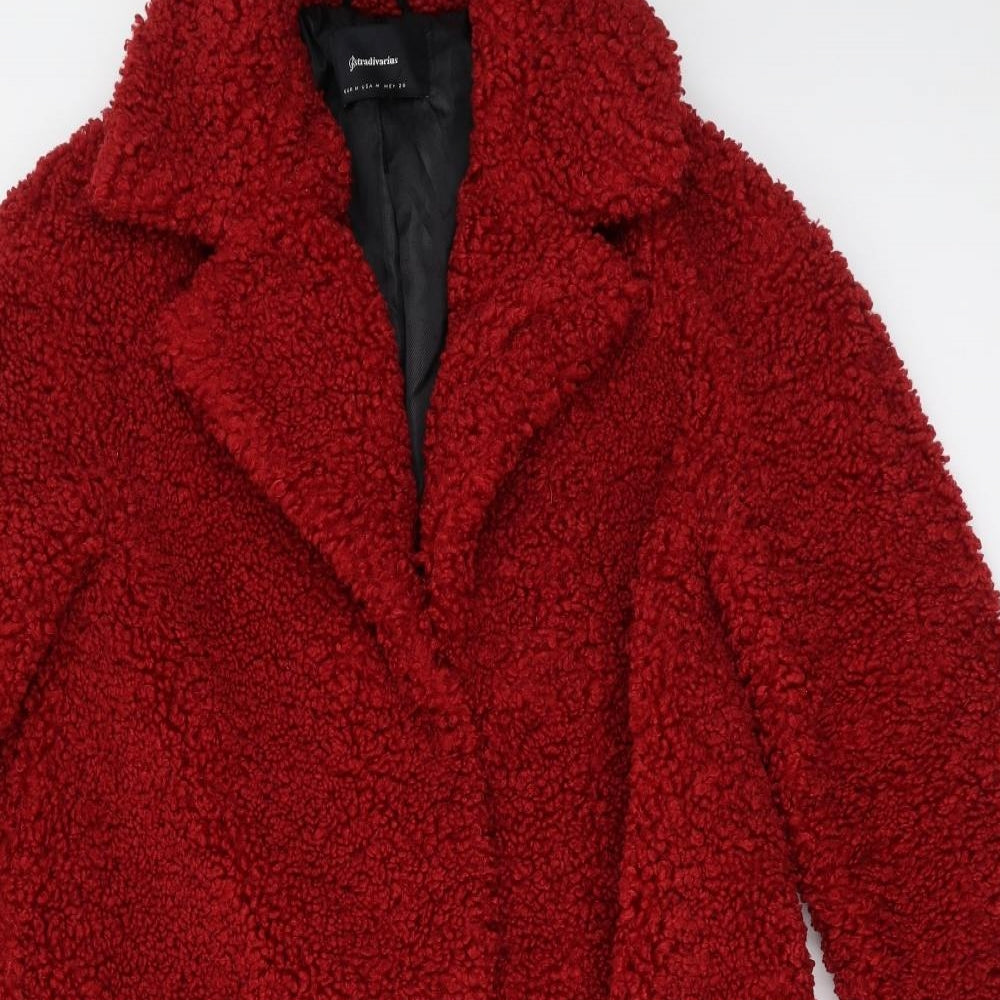 Stradivarius Womens Red   Jacket Coat Size M
