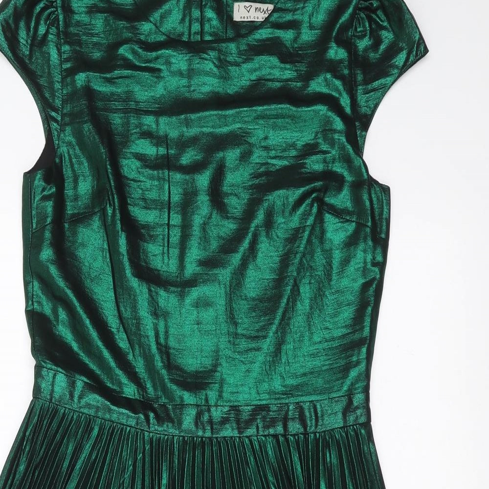 NEXT Girls Green   Fit & Flare  Size 12 Years