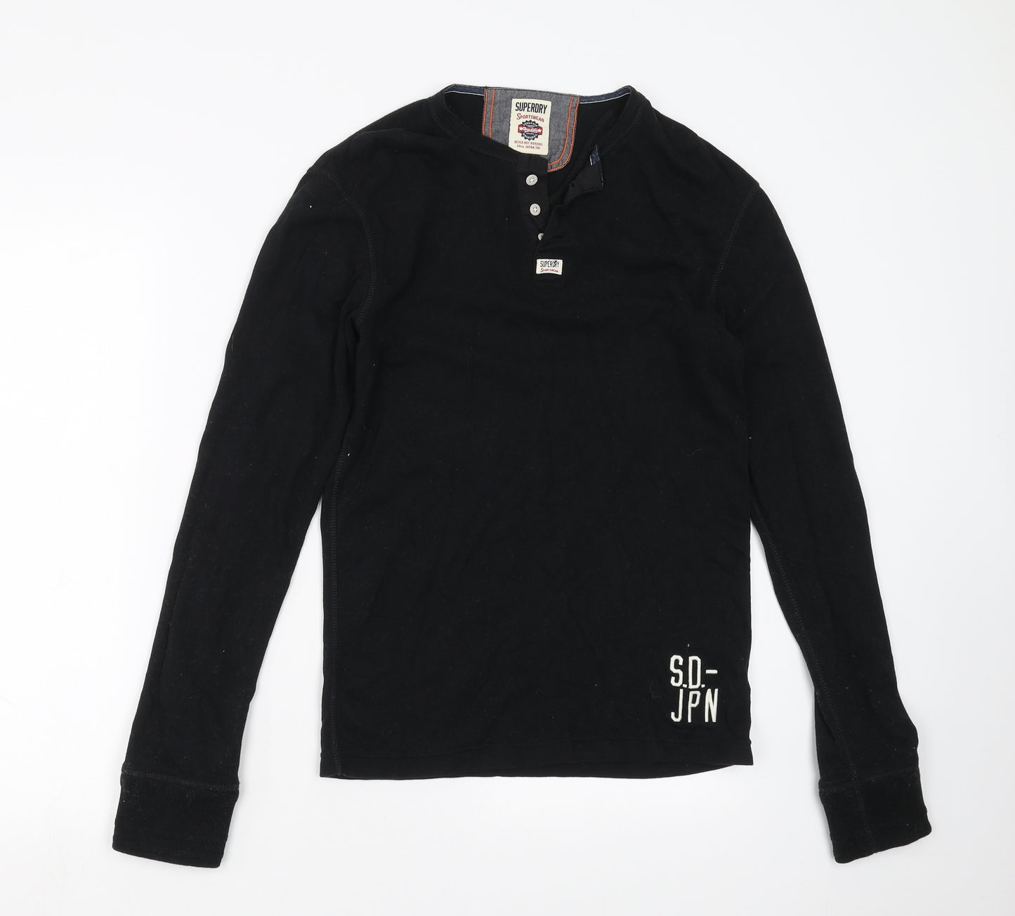 Superdry Mens Black    T-Shirt Size M