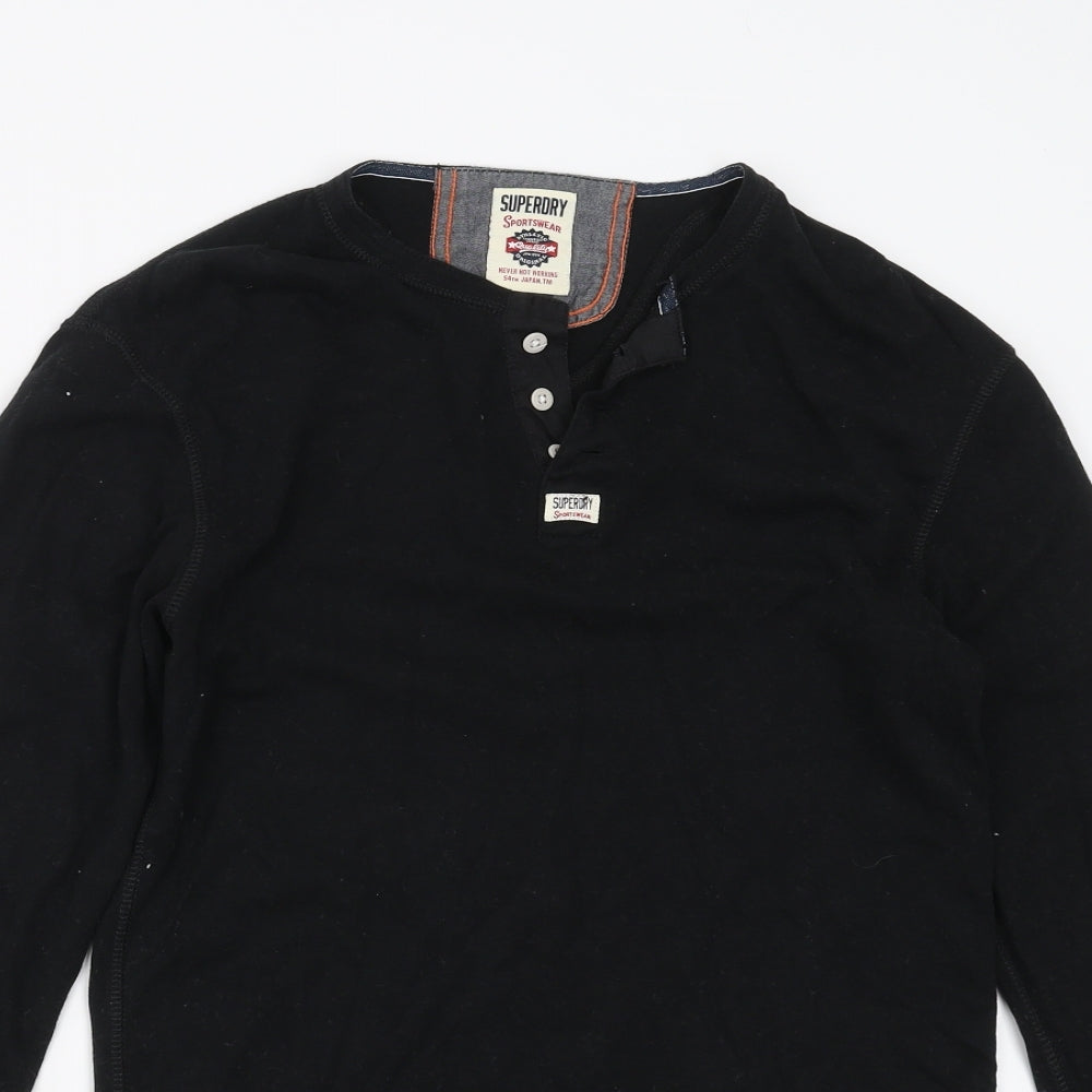 Superdry Mens Black    T-Shirt Size M