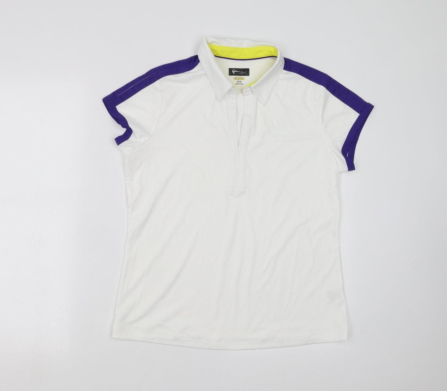 GU Womens White   Basic Polo Size M