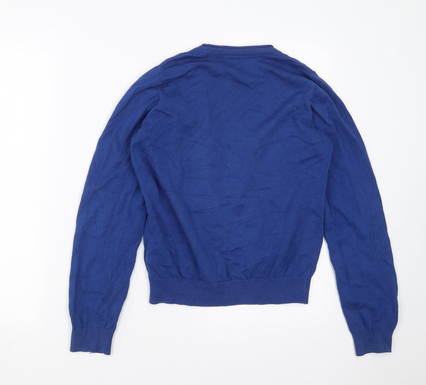 Marks and Spencer Girls Blue  Knit Cardigan Jumper Size 11-12 Years