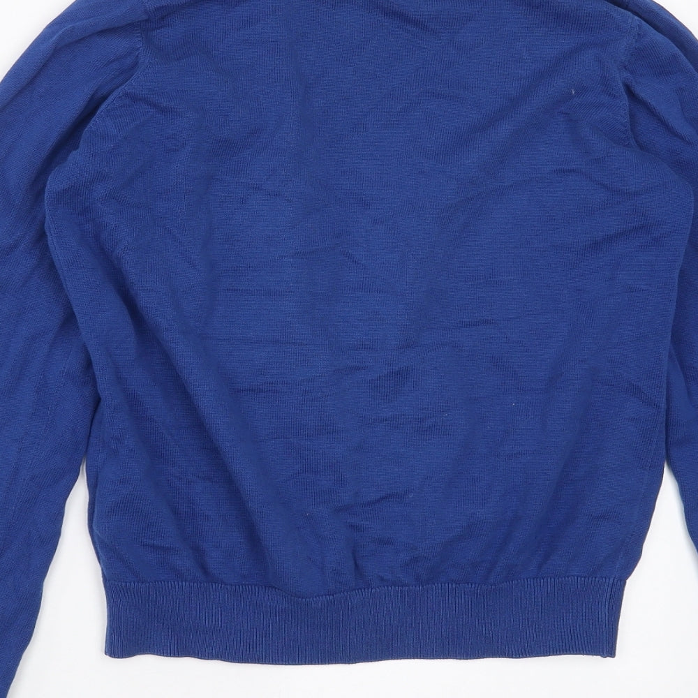 Marks and Spencer Girls Blue  Knit Cardigan Jumper Size 11-12 Years