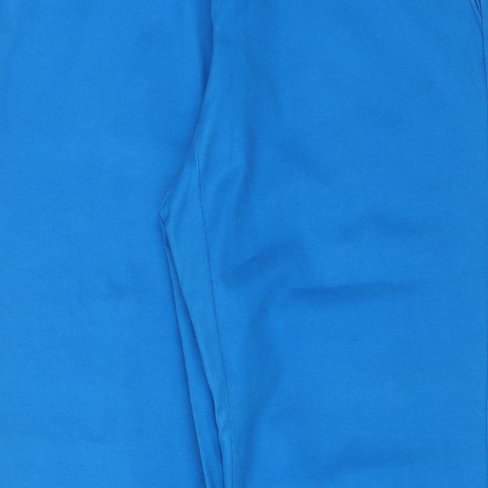 Calvin Klein Womens Blue   Trousers  Size 12 L30 in