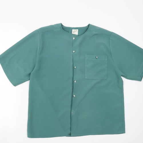 Amari Womens Green   Basic Blouse Size 18