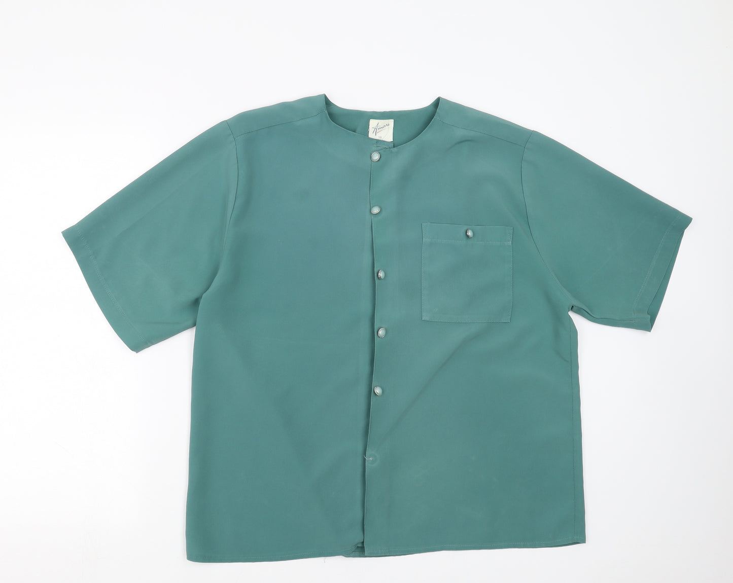 Amari Womens Green   Basic Blouse Size 18