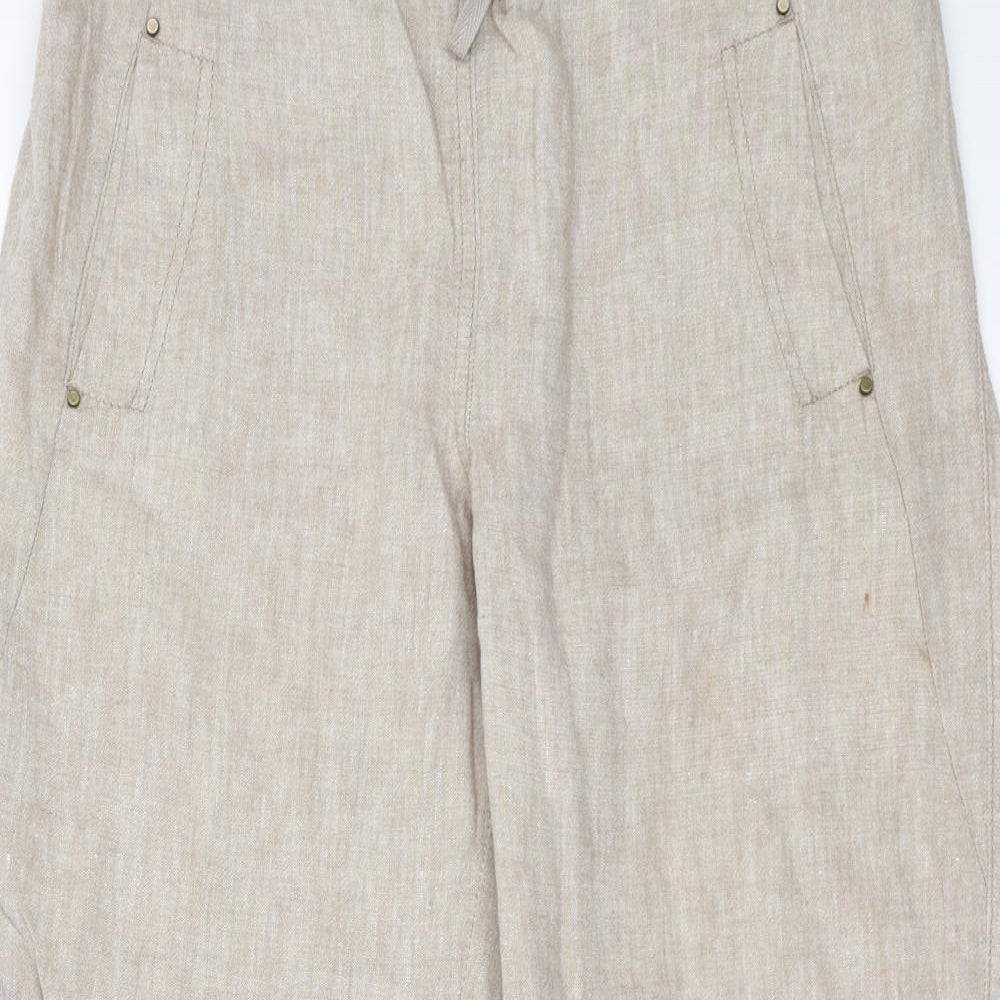 George Womens Beige   Trousers  Size 10 L25 in