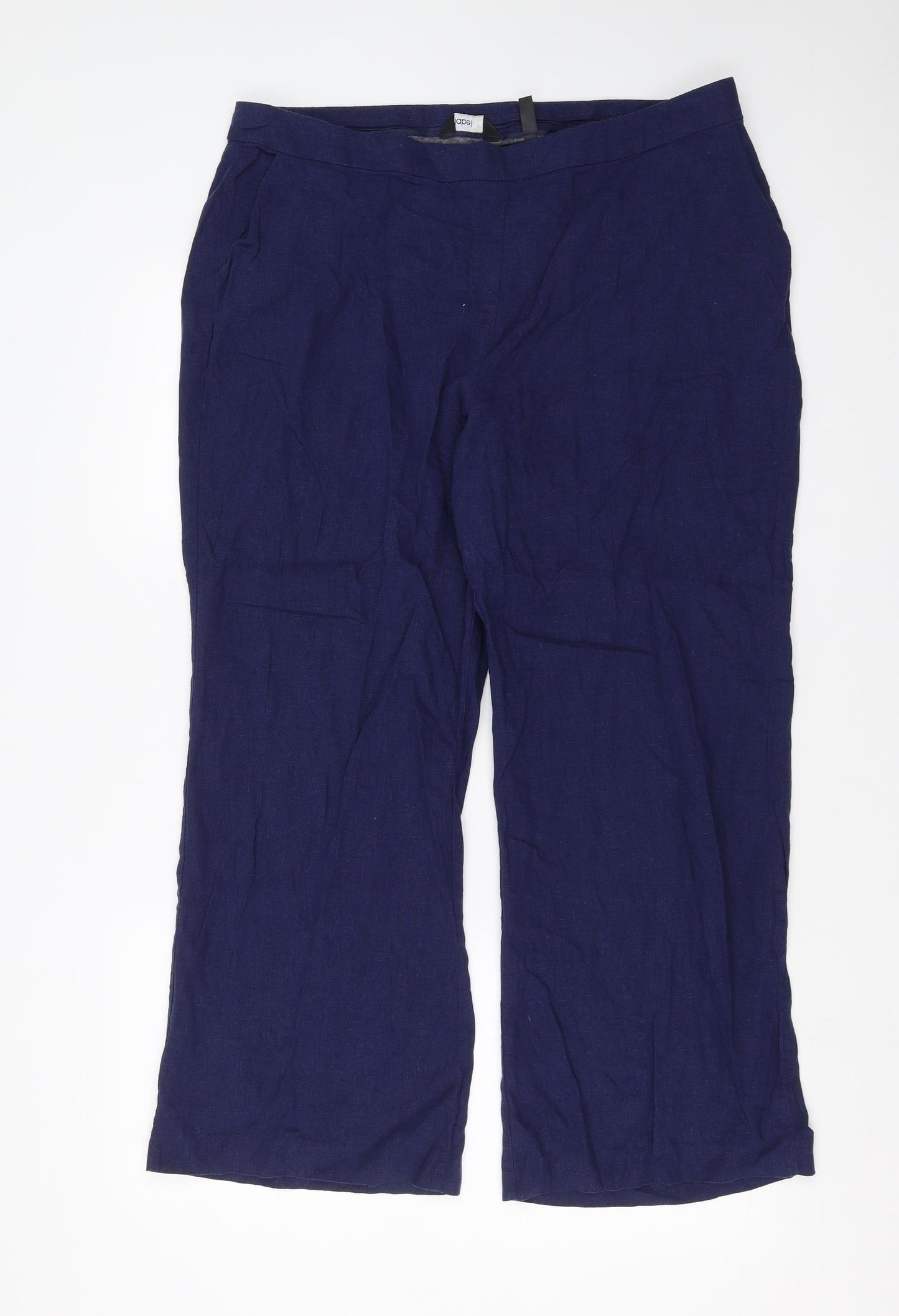 Simply Be Womens Blue   Trousers  Size 18 L27 in
