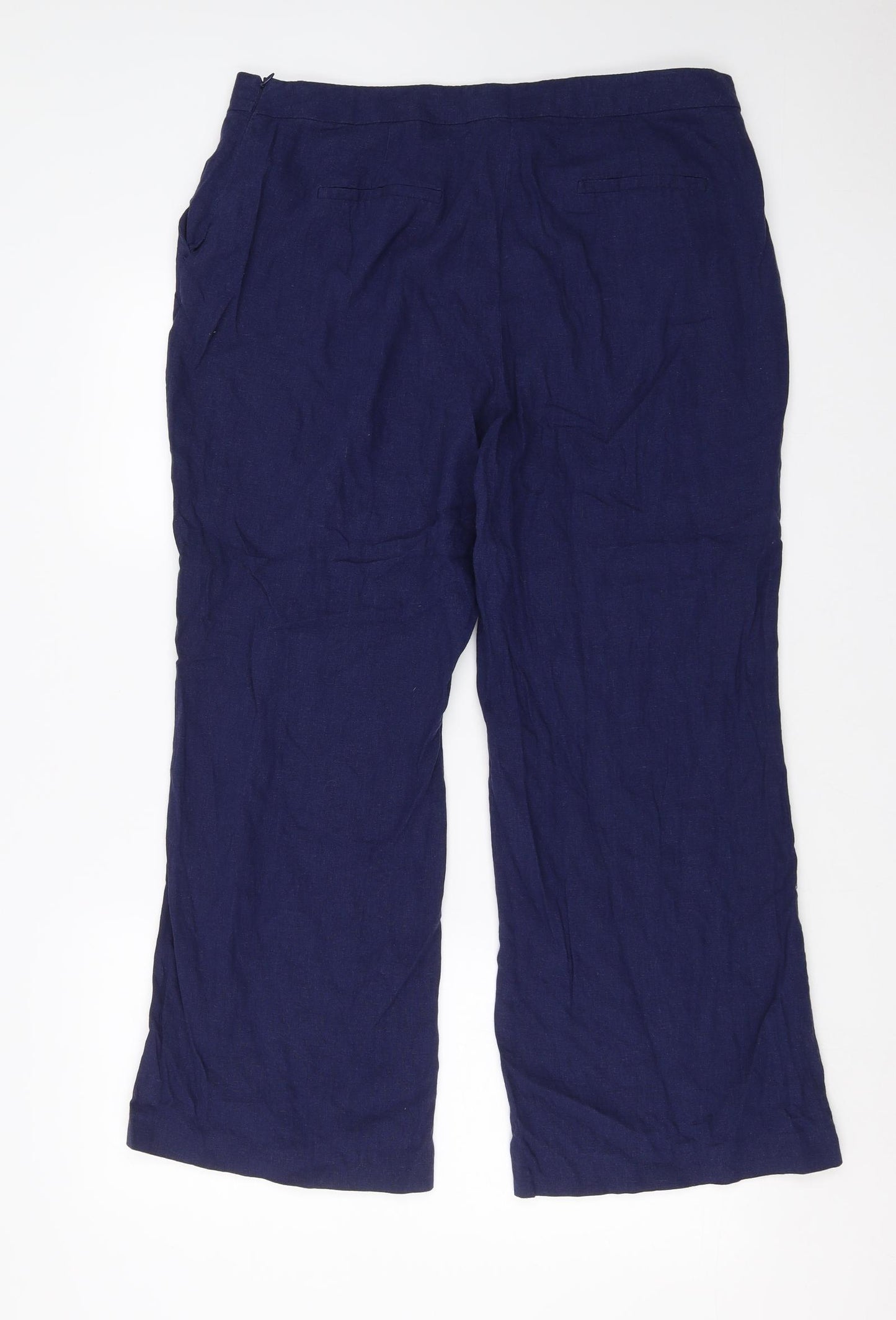 Simply Be Womens Blue   Trousers  Size 18 L27 in