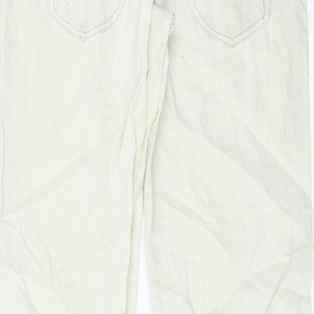 NEXT Womens Beige   Trousers  Size 10 L29 in