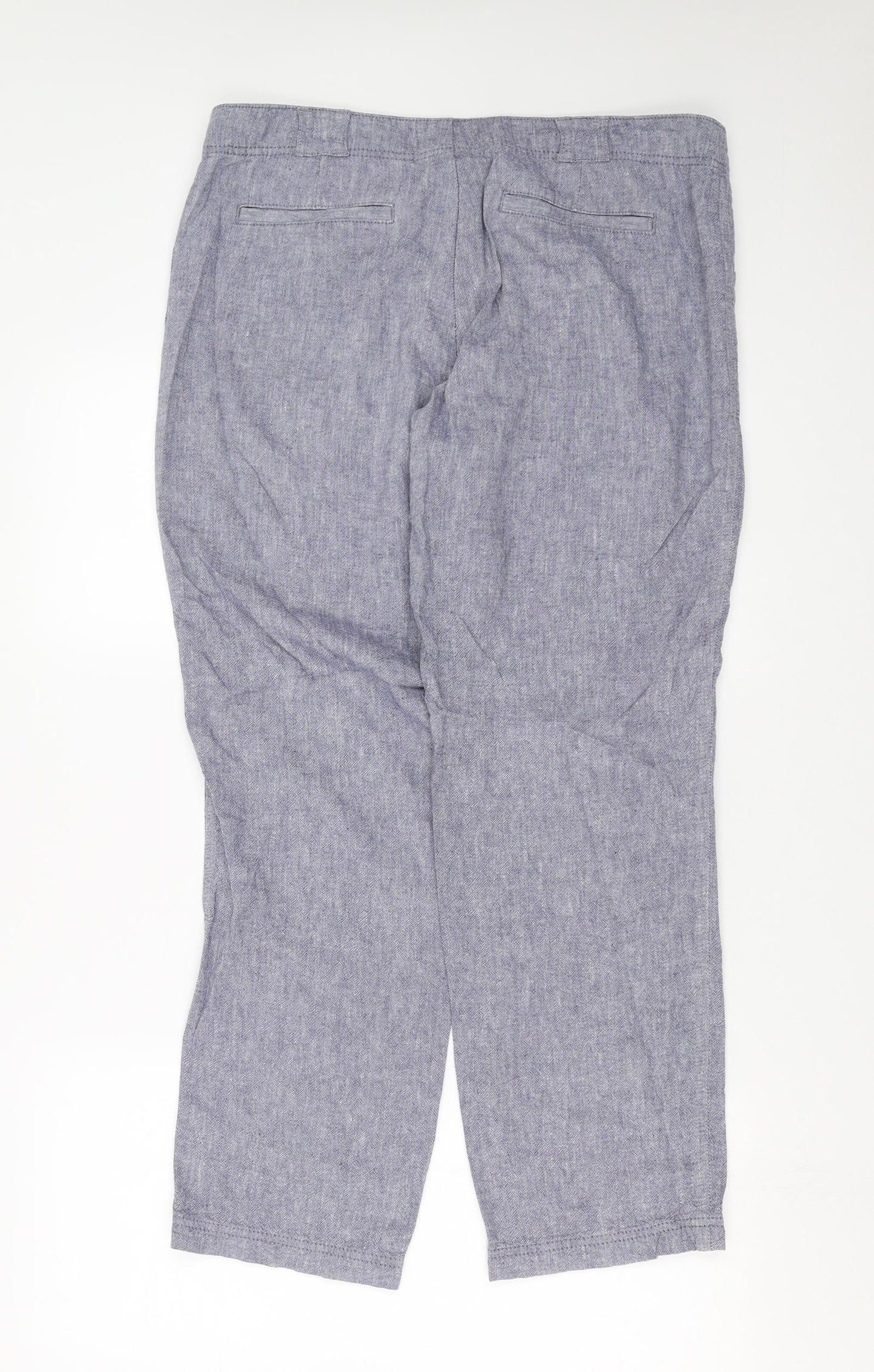 F&F Womens Blue   Trousers  Size 12 L29 in