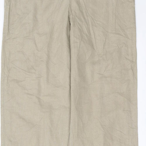 Mango Womens Beige   Trousers  Size 8 L32 in