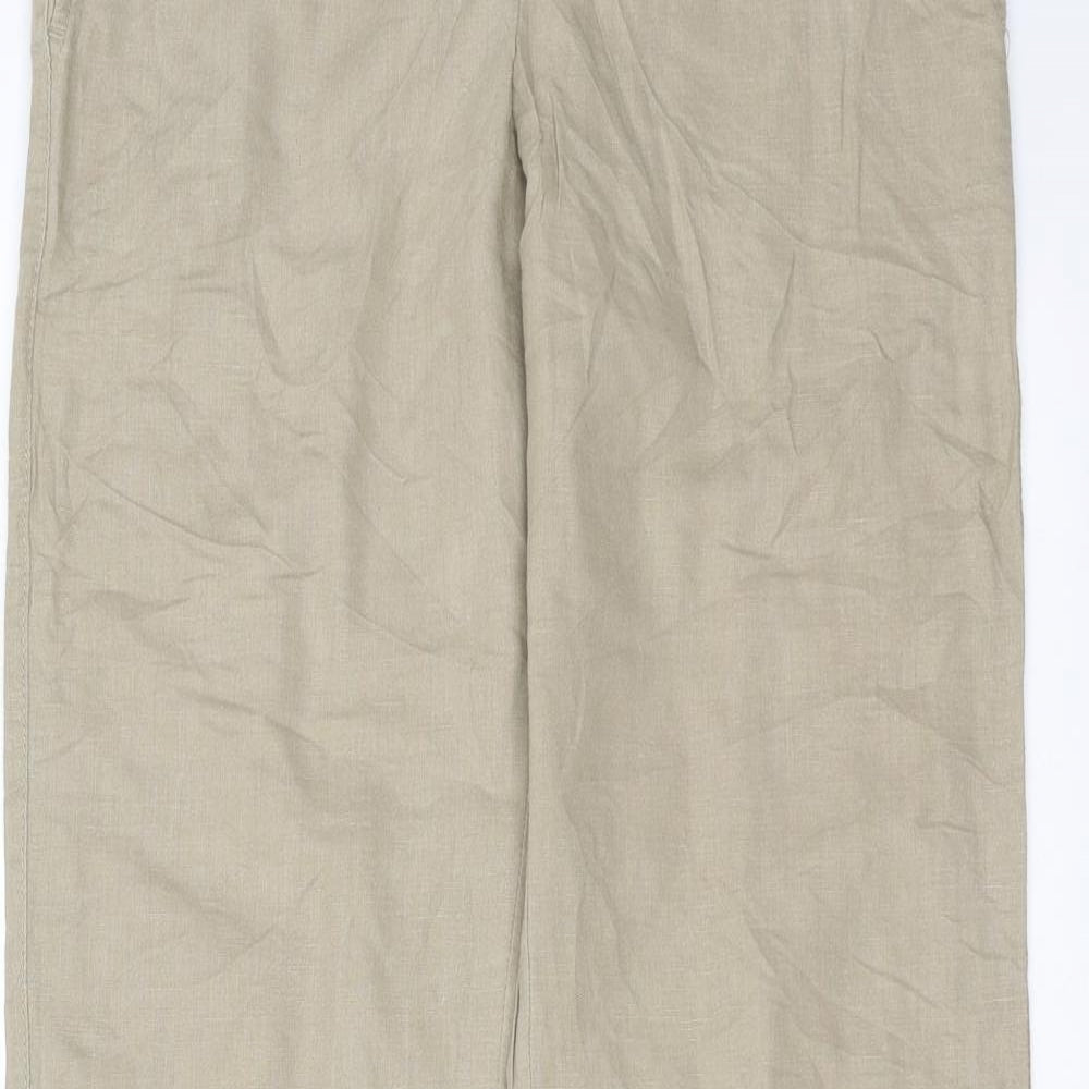 Mango Womens Beige   Trousers  Size 8 L32 in