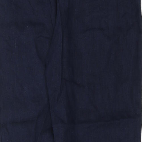 H&M Womens Blue   Trousers  Size 10 L26 in