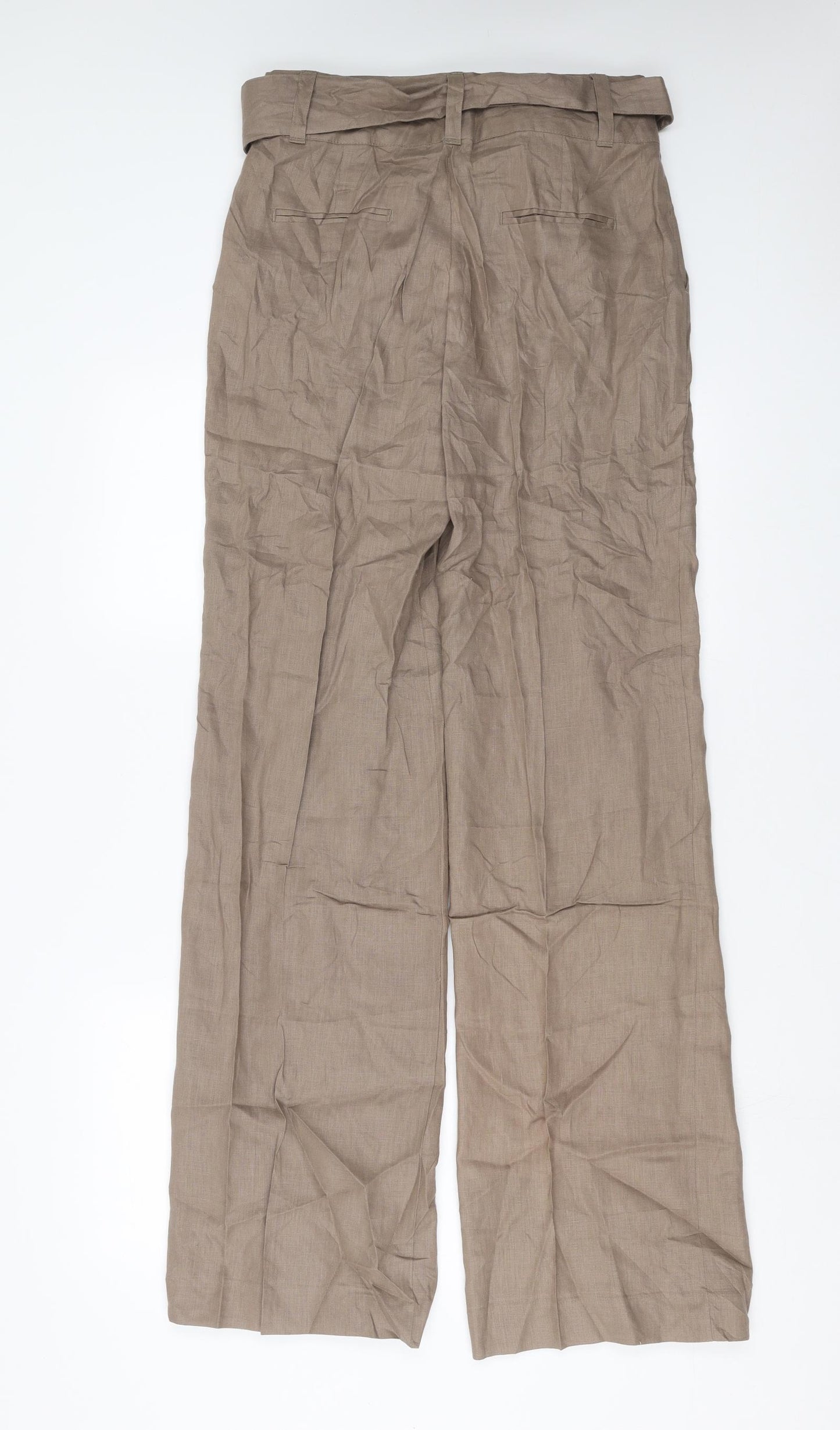 Zara Womens Brown   Trousers  Size 10 L34 in