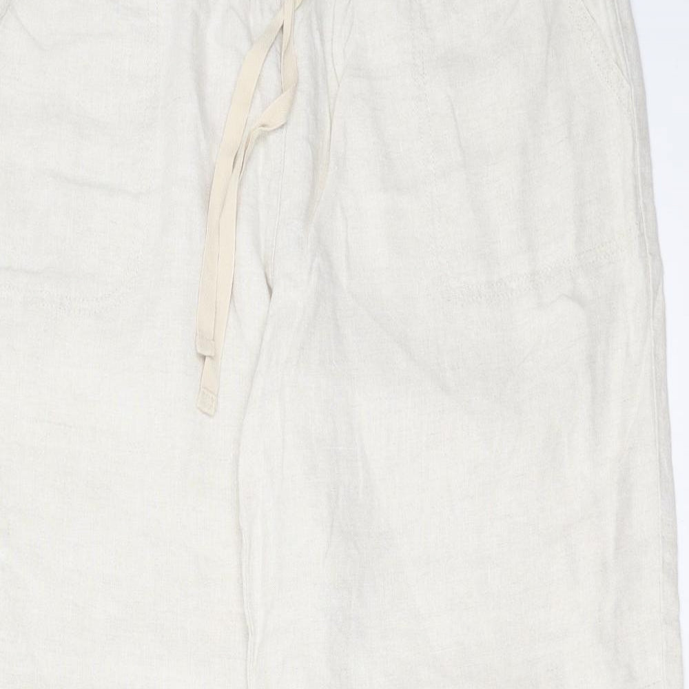 Marks and Spencer Womens Beige   Trousers  Size 16 L29 in
