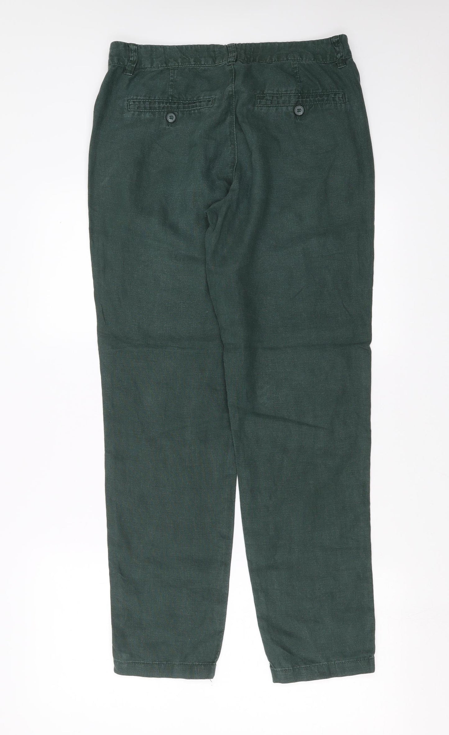 Marks and Spencer Womens Green   Trousers  Size 10 L30 in