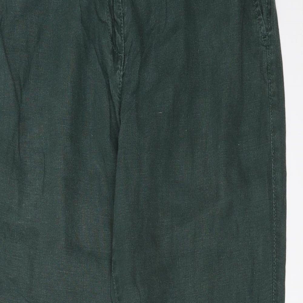 Marks and Spencer Womens Green   Trousers  Size 10 L30 in
