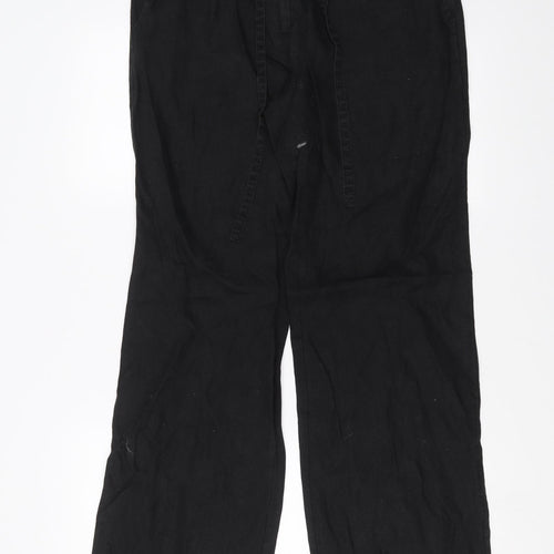 TU Womens Black   Trousers  Size 14 L29 in