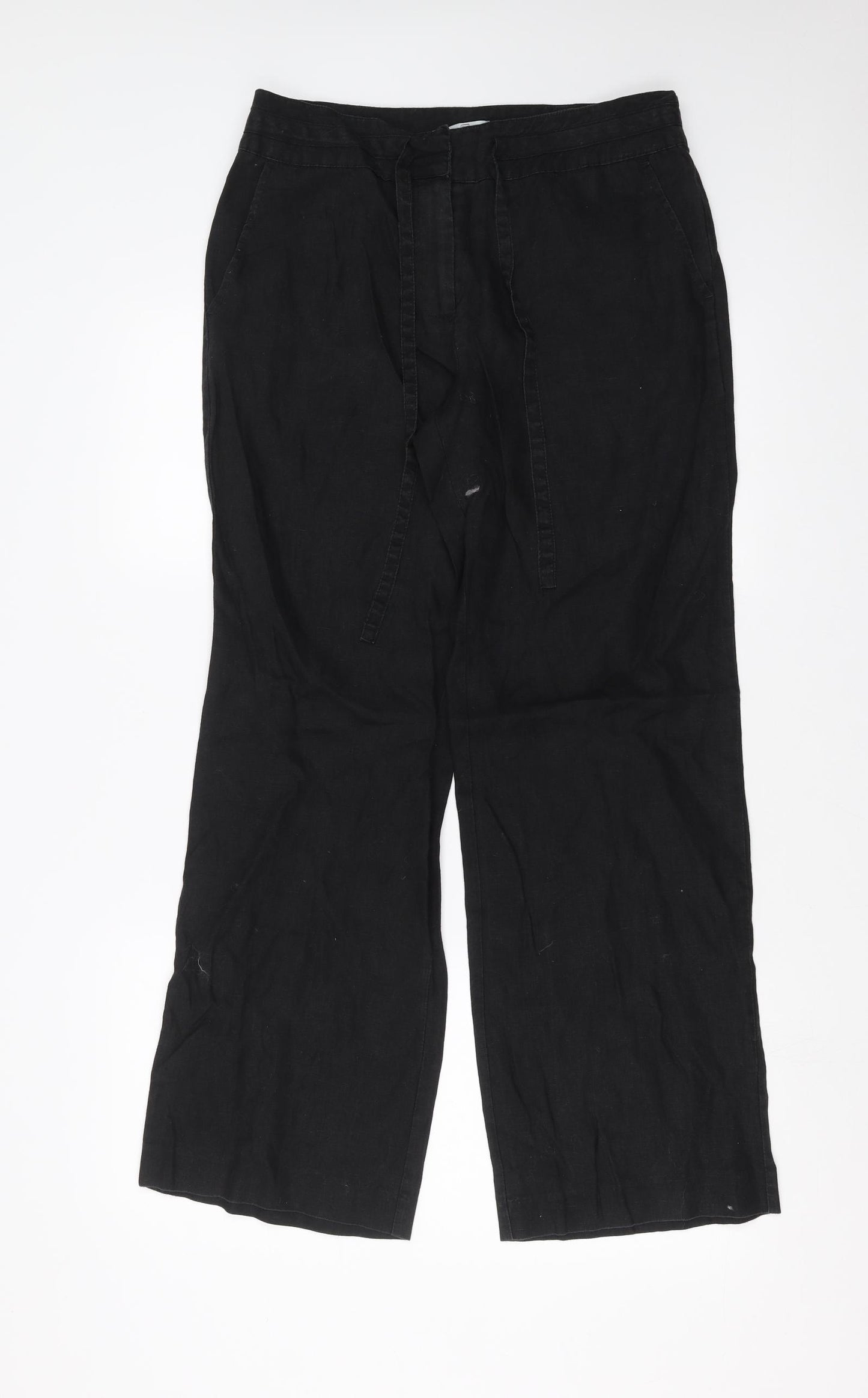 TU Womens Black   Trousers  Size 14 L29 in