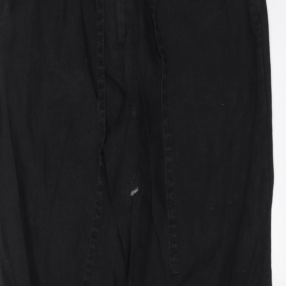TU Womens Black   Trousers  Size 14 L29 in