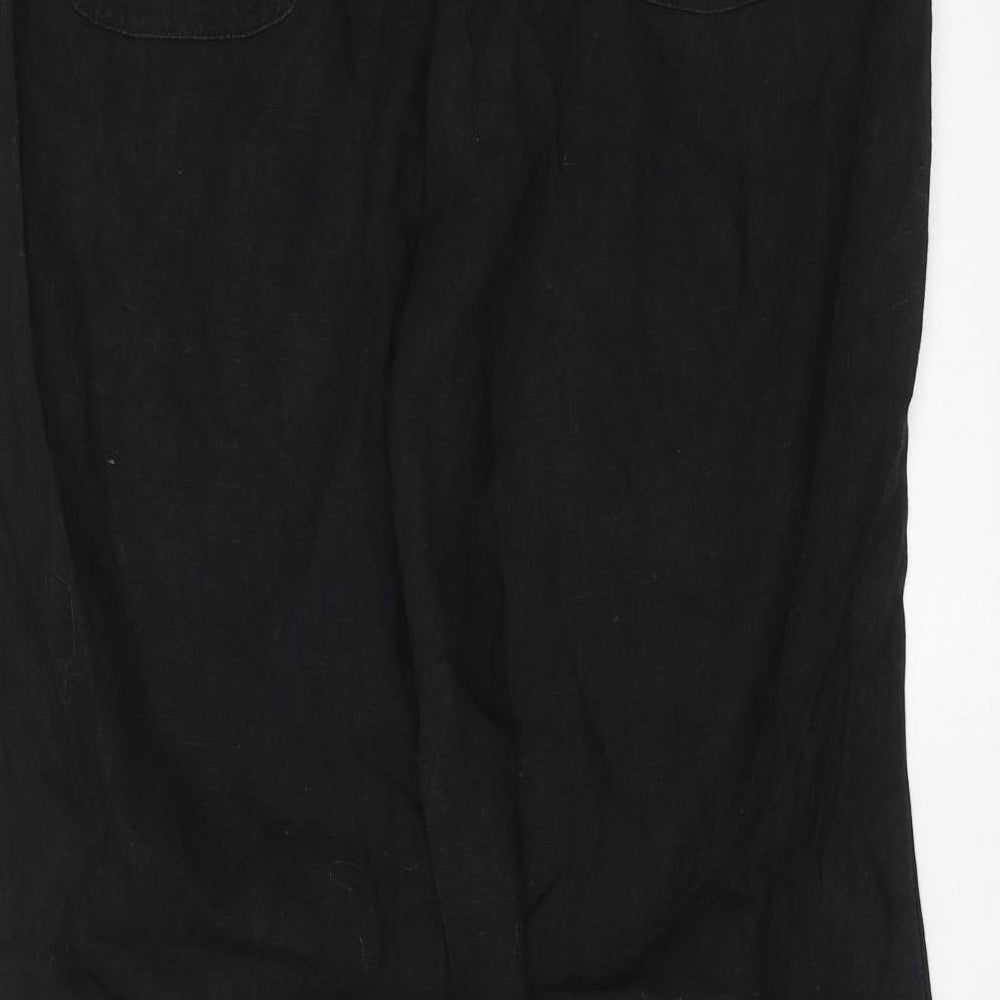 TU Womens Black   Trousers  Size 14 L29 in