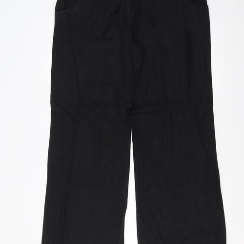 Papaya Womens Black   Trousers  Size 38 in L30 in