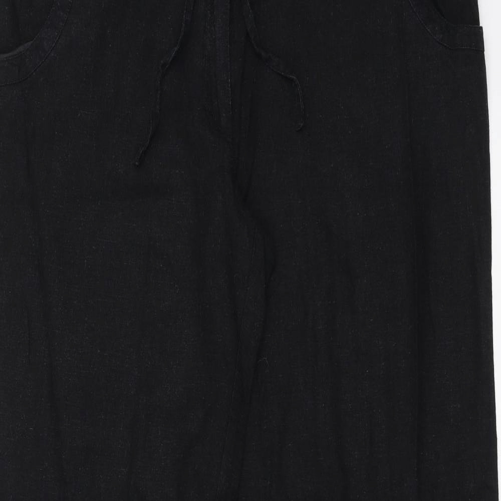 Papaya Womens Black   Trousers  Size 38 in L30 in