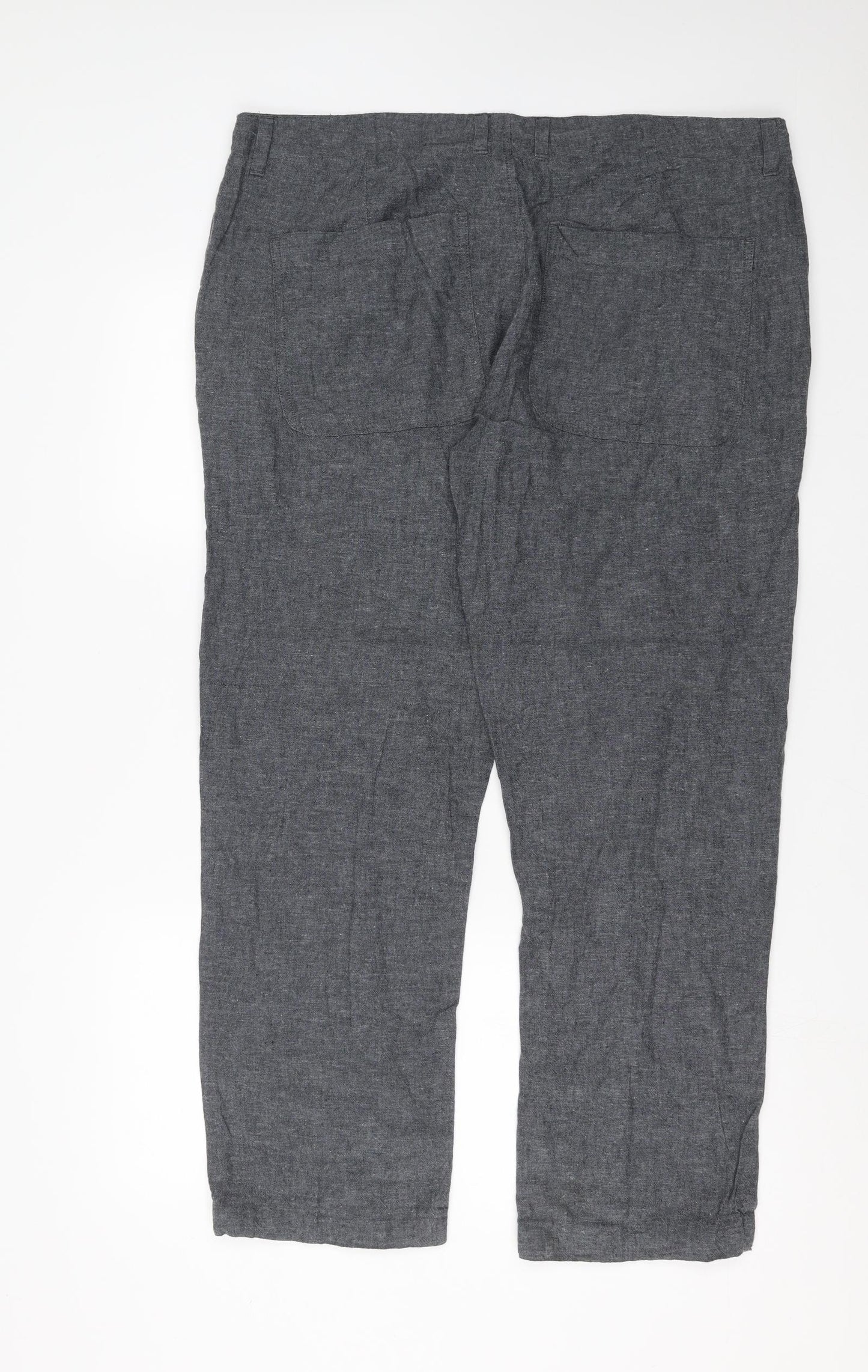 Peacocks Mens Blue   Trousers  Size 40 in L29 in