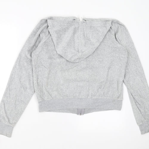 Marks and Spencer Womens Grey   Full Zip Hoodie Size 18