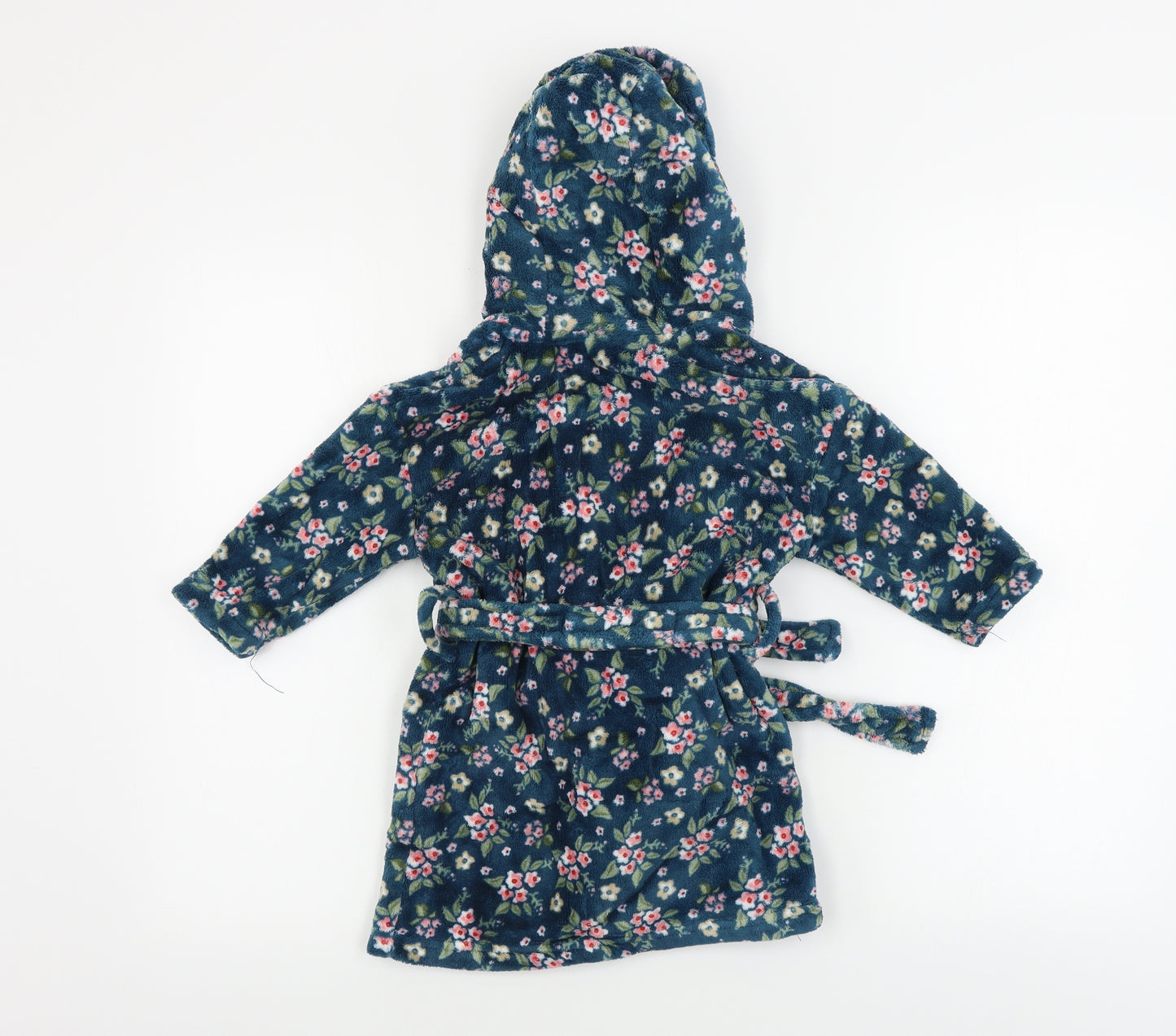 NEXT  Girls Green Floral   Gown Size 2 Years