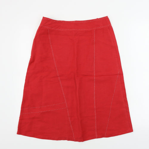 George  Womens Red   A-Line Skirt Size 30 in