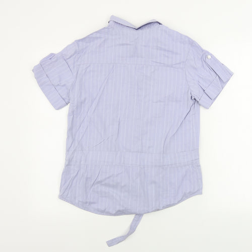 Marks and Spencer  Womens Blue   Basic Button-Up Size 8