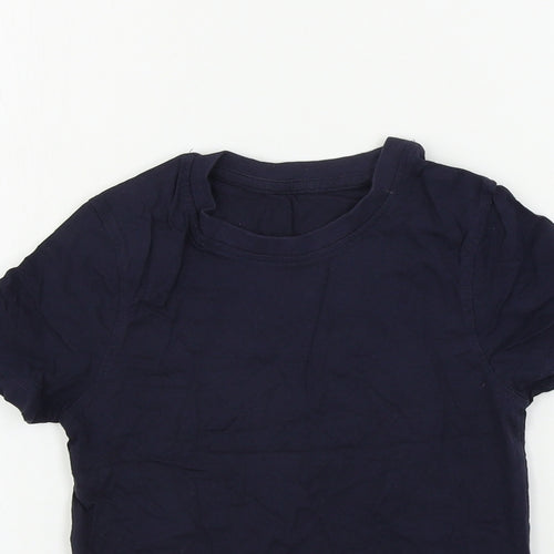 George  Boys Blue   Basic T-Shirt Size 4-5 Years