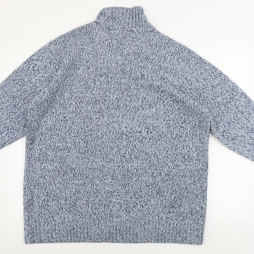 Preworn  Womens Blue   Henley Jumper Size 22