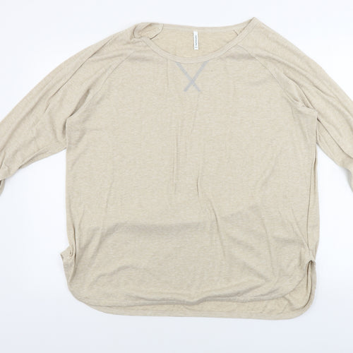 Popyoung  Womens Beige   Pullover Jumper Size 3XL