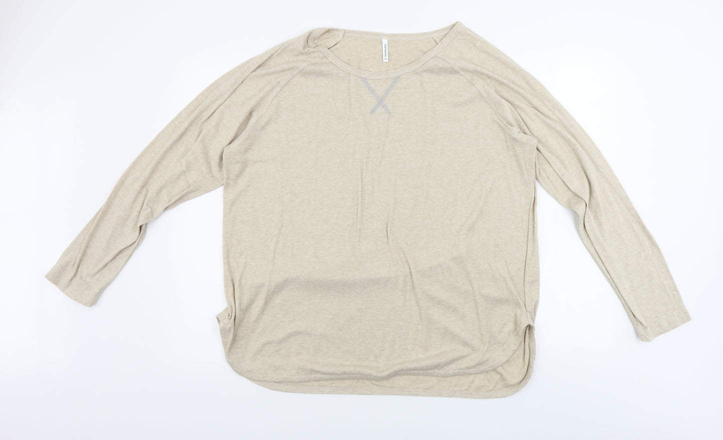 Popyoung  Womens Beige   Pullover Jumper Size 3XL